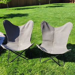 Canvas Butterfly Chairs 