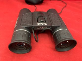 Bushnell 13-1225 PowerView Compact 12 x 25 Binoculars with Soft Case TPW013077