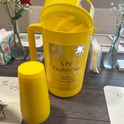 Water Pitcher and Cups Sets