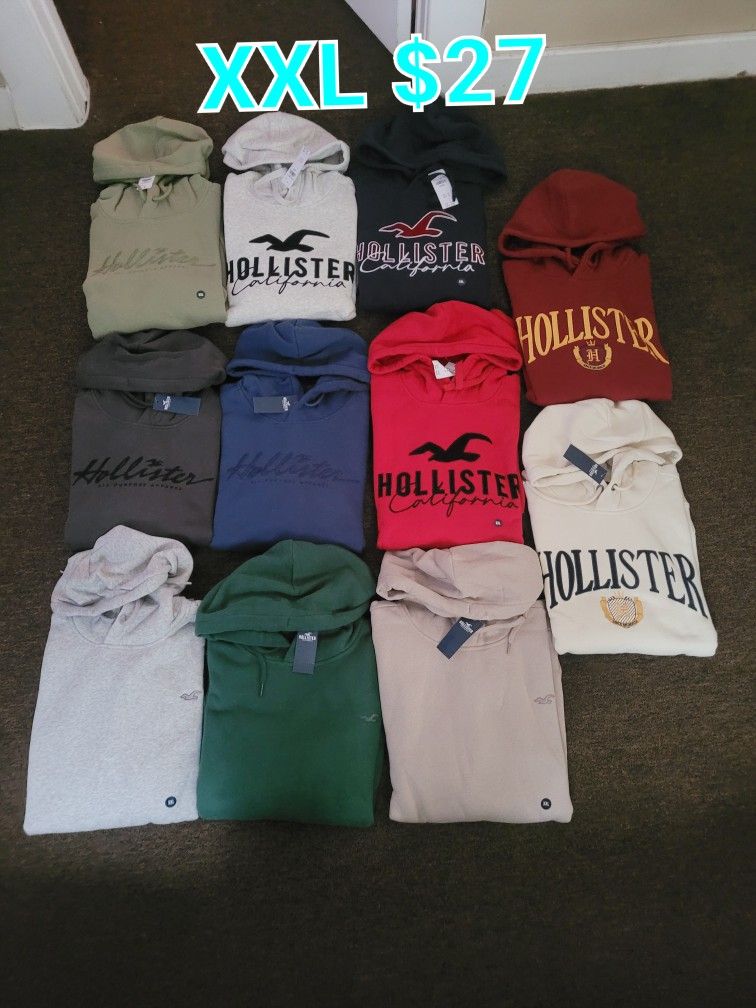 Sudaderas/Hoodies Hollister S,M,L,XL,XXL $27