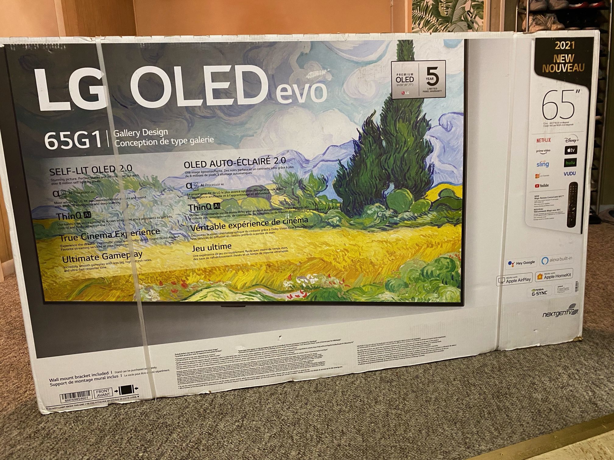 Brand New 2021 65” LG OLED EVO