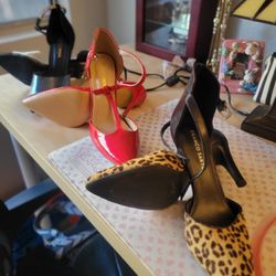 3 Pairs Of High Heels