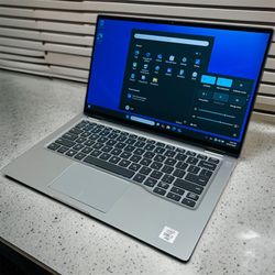 Dell i7 vPro 2-in-1 Full HD touchscreen laptop / Windows 11 Pro / SSD 2TB / RAM 16GB / Thunderbolt / HDMI / Bluetooth / WiFi 6 / USB C / Backlit / Cha