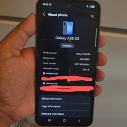 Samsung Galaxy A36 ( Total Wireless Or Verizon Only)
