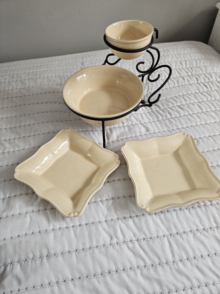 Set Ceramica Y Metal