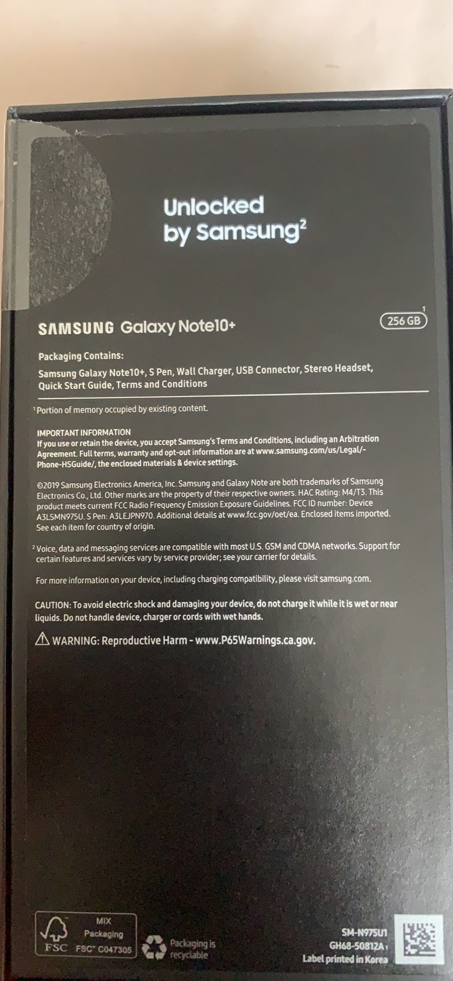 Unlocked Samsung Galaxy Note 10+ Plus (Aura Glow) 256GB - Great Condition  for Sale in Clearwater, FL - OfferUp