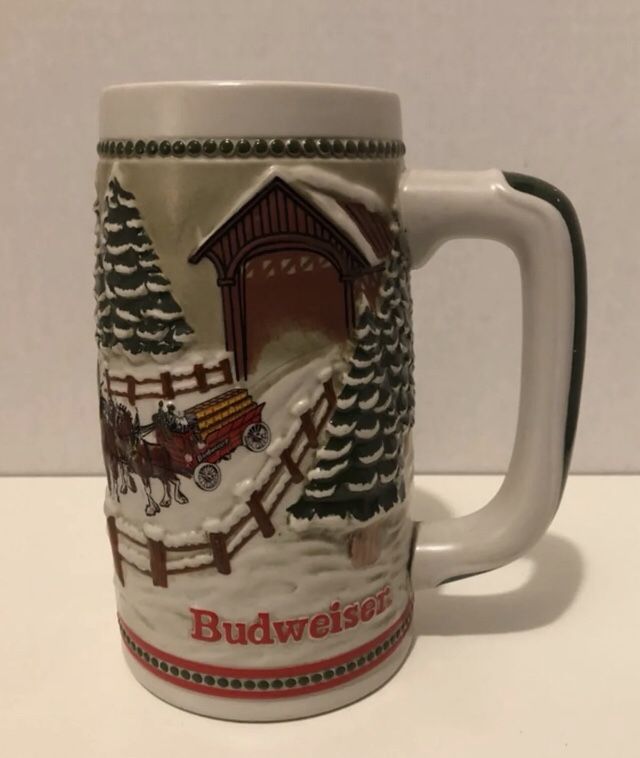 Vintage BUDWEISER Collectible Beer Stein Mug