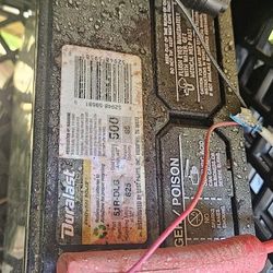 Car Battery Used For Solar Setup