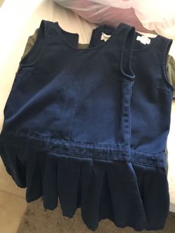 Girls uniform dresses size 5