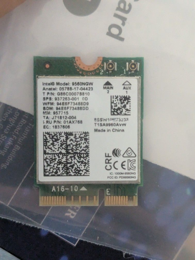 Intel Wifi Card