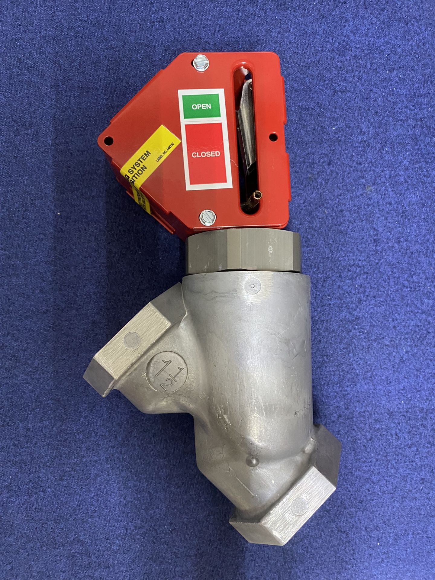 Ansul 1 1/2” Mechanical Gas Valve For Natural & LP Gas NEW