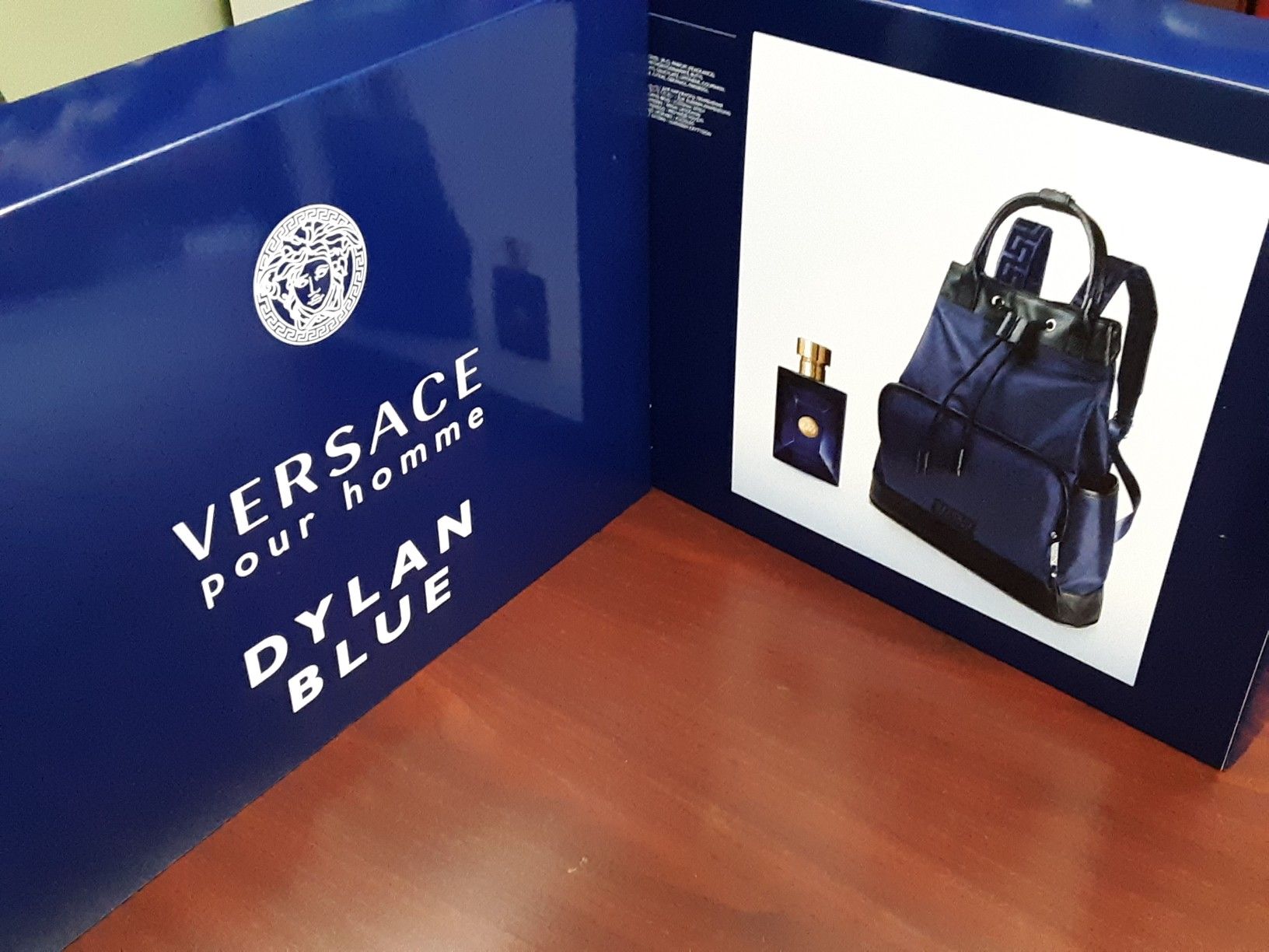 Versace Backpack with Mens Cologne