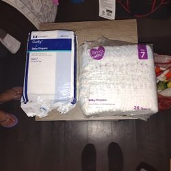 Diapers and Pull Ups Size 7