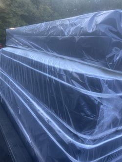 Queen Pillowtop Mattress And Box Spring New In Plastic Free Delivery In Atlanta 