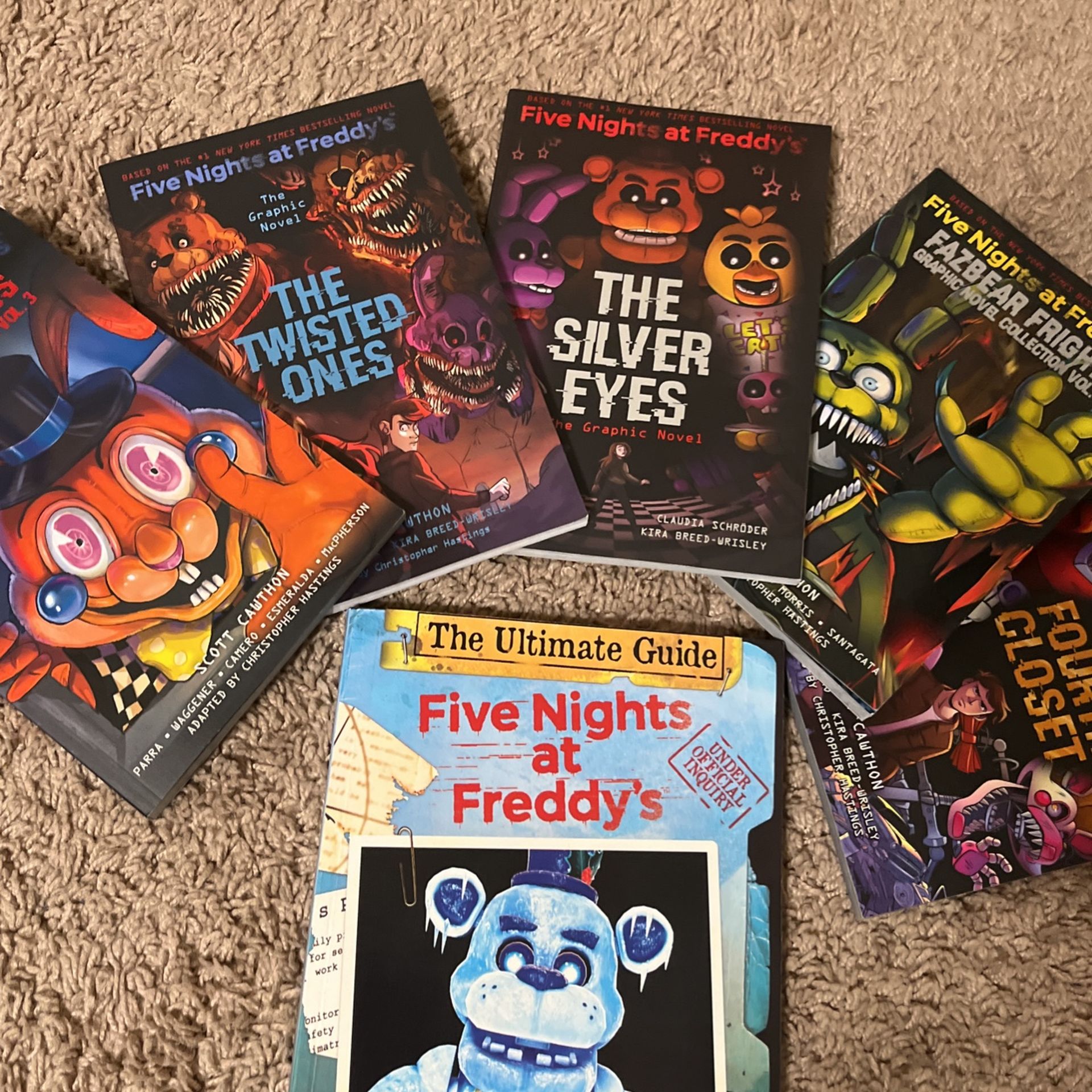 6 Five Nights At Freddys Books