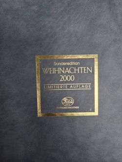 Vtg HUTSCHENREUTHER Limited Edition 6 Ornaments Procelain - Sonderedition