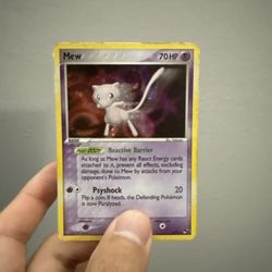Pokemon (Mew) Card