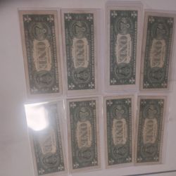8 Silver Certificate Series 1957 no mint mark