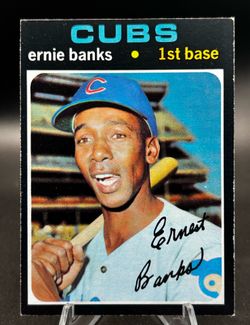 1971 Topps Ernie Banks # 525 Chicago Cubs