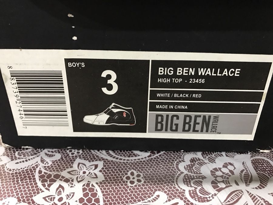 Rare Starbury Big Ben Wallace Shoes Boy size 3 brand new for Sale in San  Jose, CA - OfferUp