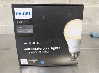 Philips Hue Personal Wireless Lighting 2 Bulb Starter Kit White A19