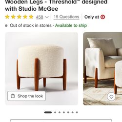 Sherpa Ottoman Footstool 