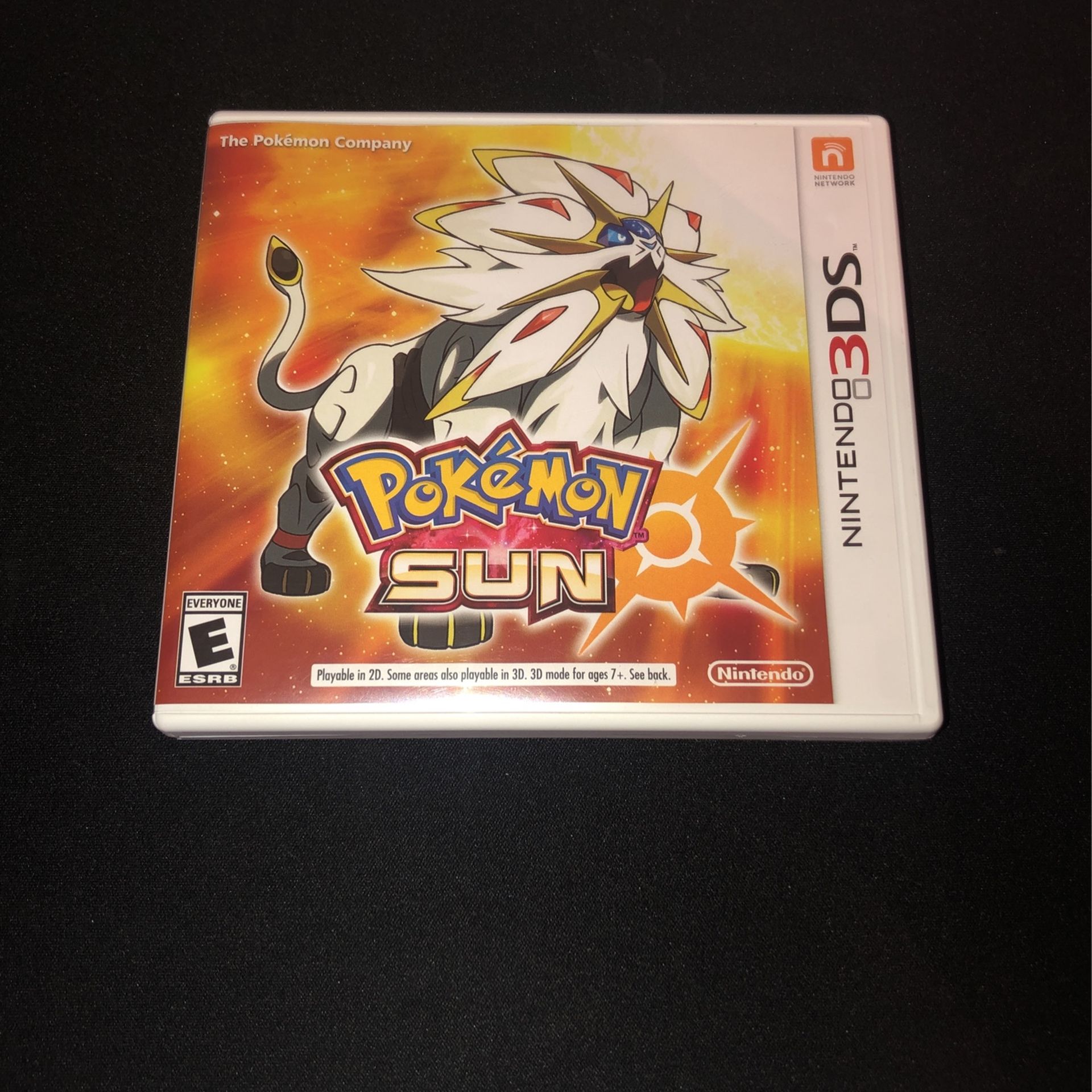 Pokemon-Sun For The 3ds Very Lightly Played