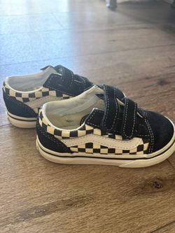 Toddler checkered vans