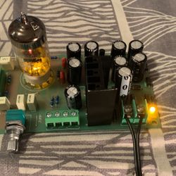 6n3 vacuum tube pre amplifier kit built 