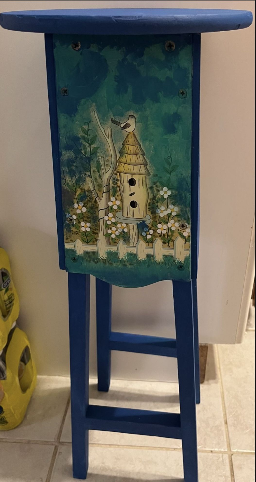 Hand Painted W/ Inside Storage