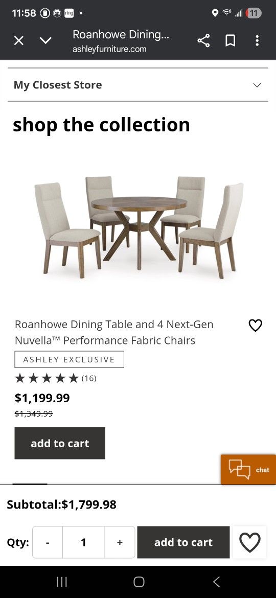 5 Piece Dining Table 
