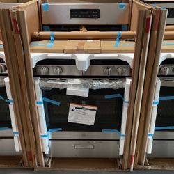 STAINLESS STEEL GE STOVE