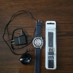 SAMSUNG Gear S3 Classic Smartwatch, Sleep, Steps, Heart Rate (Bluetooth), SM-R770 US Version
