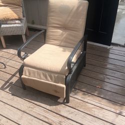 Steel Reclining Deck Chair