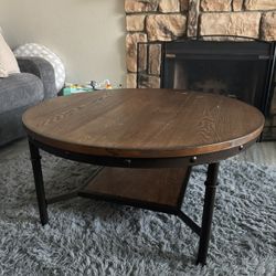 Wood And Iron Table