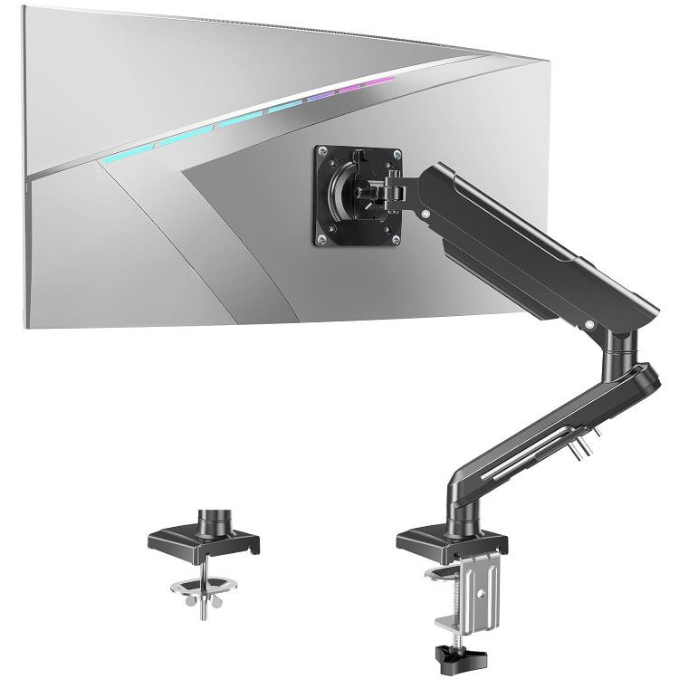 New Single Monitor Mount Arm, Fits 13-32 Inch, Holds 4.4-22lbs, Full Motion, VESA 75x75/100x100, Desk Mount Freelift Pro