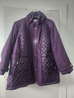 Plus Size Quilted Jacket