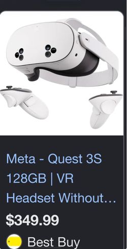 Meta Quest 3s 128GB VR HeadSet