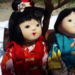 Chinese Porcelain Pair Of Dolls.  