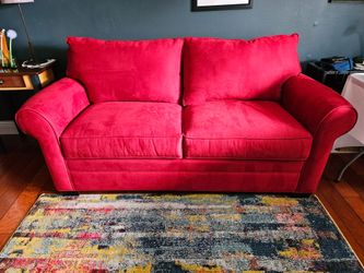 Red sleeper sofa