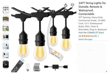 PATIO STRING LIGHTS