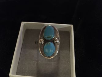 Heavy 925 men’s turquoise ring