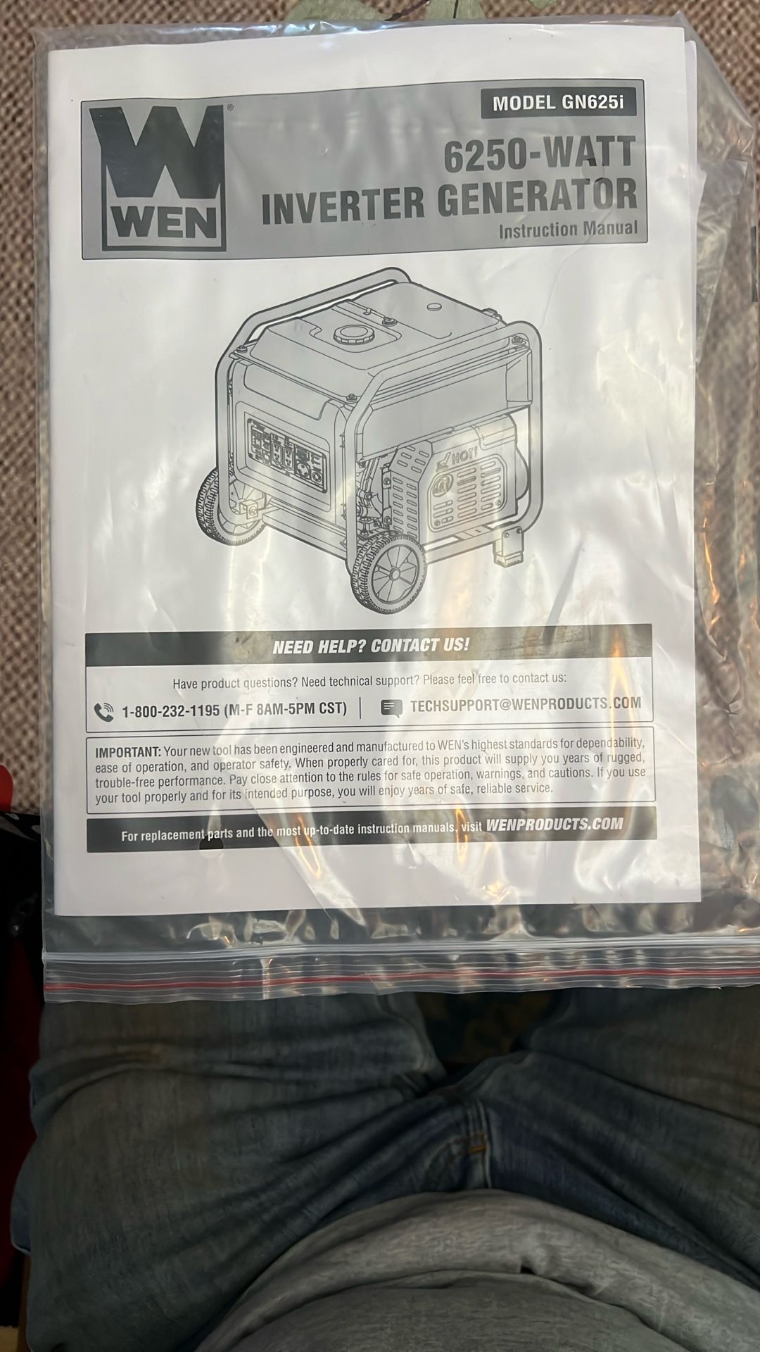 5000-WATT INVERTER GENERATOR WEN