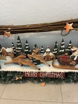 Vintage Merry Christmas Wall Hanging
