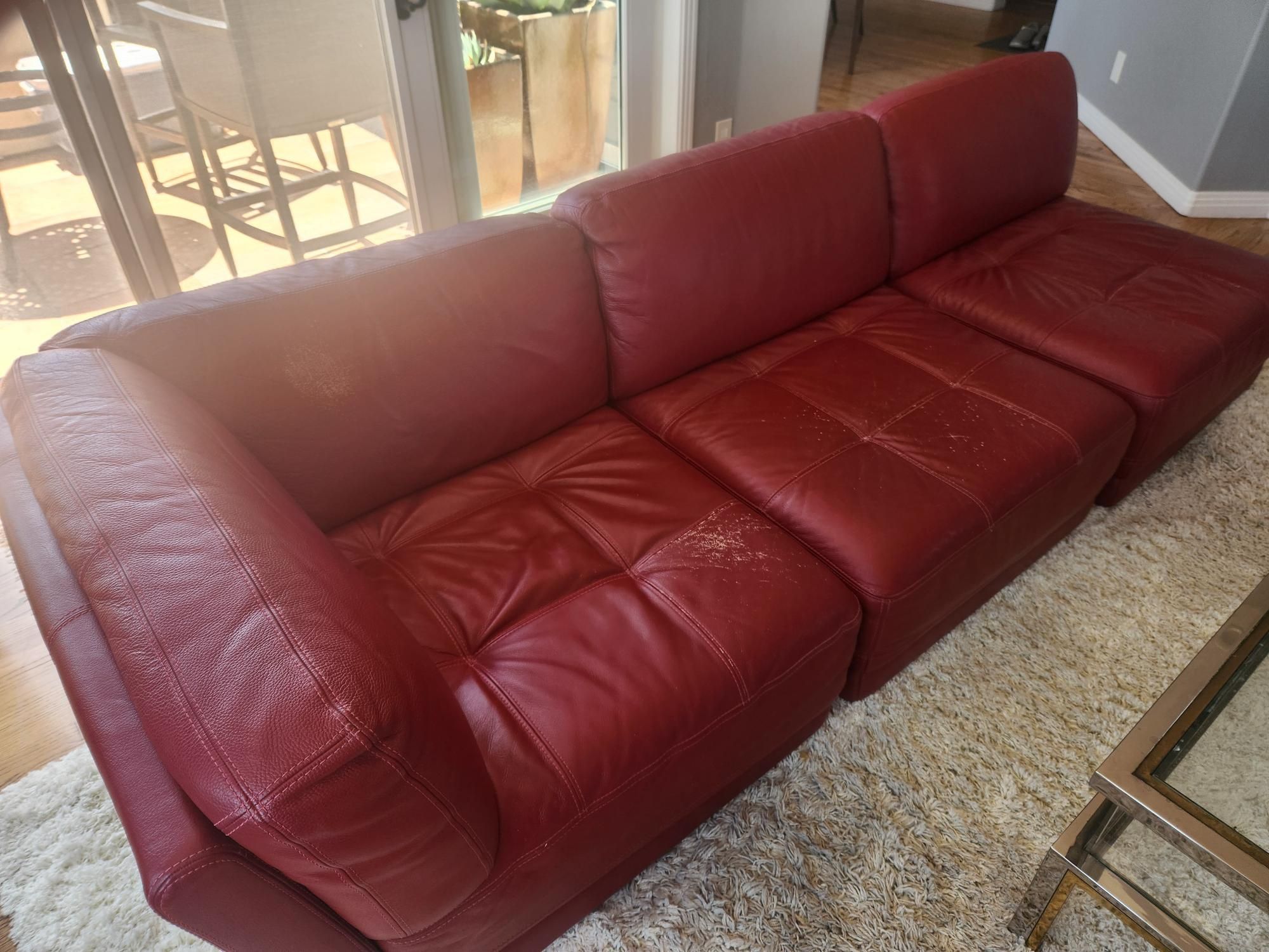 Leather Sofa - Sectional