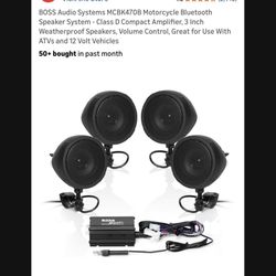 Motorcycle/Boat Stereo