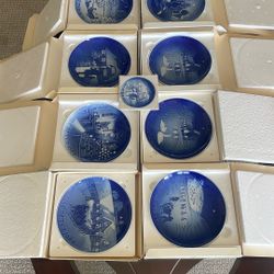 Porcelain Plate Set, Vintage
