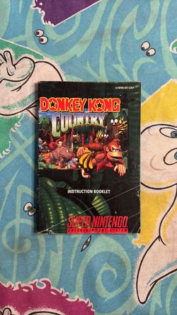 Donkey Kong Country Manual Only