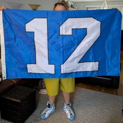 Seattle Seahawks 12th Man 12s Flag/Banner