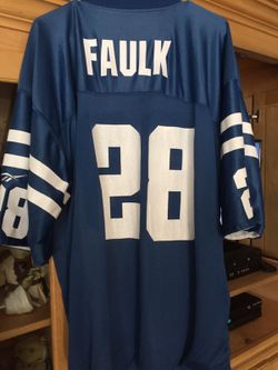 COLTS MARSHALL FAULK JERSEY